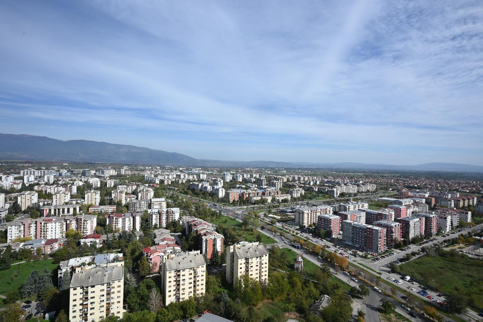 Alfred Sky Smart Apartment 29Th Spa Included Skopje Ngoại thất bức ảnh